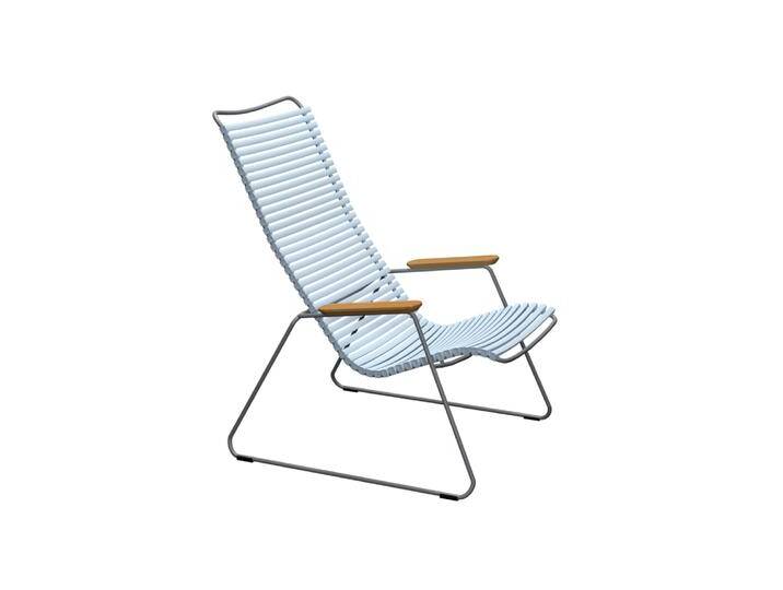 HOUE CLICK Relaxsessel Lounge Chair Bambusarmlehnen Stahlgestell von Beckhuis Living