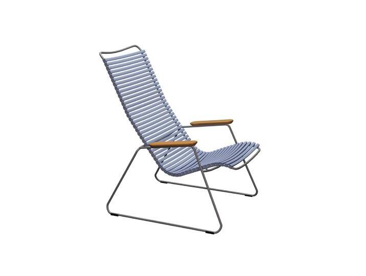 HOUE CLICK Relaxsessel Lounge Chair Bambusarmlehnen Stahlgestell von Beckhuis Living