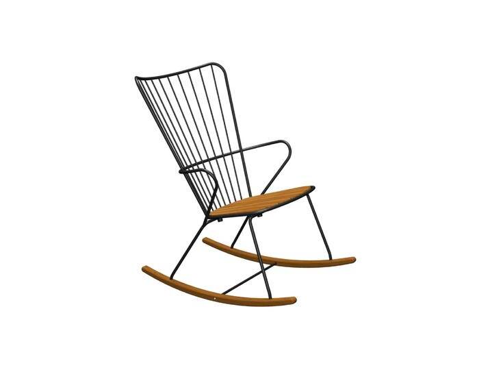 HOUE PAON Schaukelstuhl Bambus/Stahlgestell von Beckhuis Living