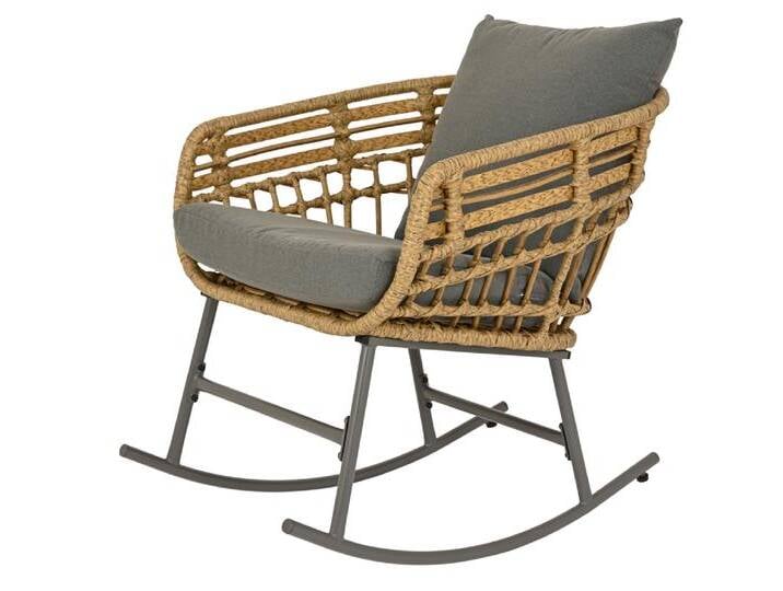 Kaemingk River Schaukelstuhl wicker natural von Beckhuis Living