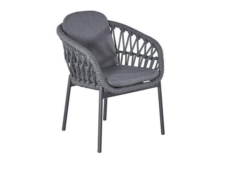 LC Garden Bari Armlehnstuhl Aluminium/Rope Dunkelgrau inkl. LC Garden Bari Armlehnstuhl Aluminium/Rope Dunkelgrau inkl. von Beckhuis Living