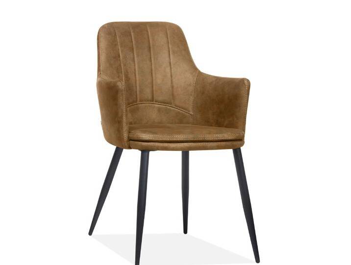 Maxfurn Dalma Dining Stuhl mit Armlehne Metall/Softyl-Mikrofaser Maxfurn Dalma Dining Stuhl mit Armlehne Metall/Softyl-Mikrofaser von Beckhuis Living