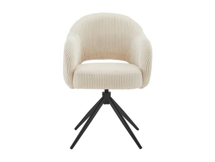 Möbilia Armlehnstuhl Cord-Optik Beige 58x84 cm von Beckhuis Living