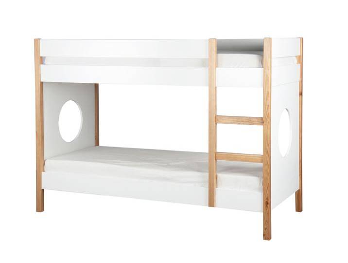 Möbilia Etagenbett mit Seitenpaneel 2er-Set 210x153 cm von Beckhuis Living