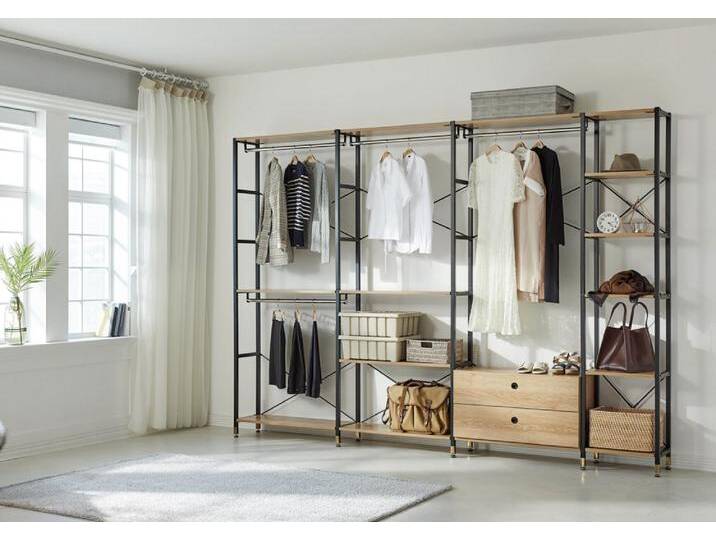 Möbilia Regal-Set aus Akazie 292,5x210 cm Möbilia Regal-Set aus Akazie 292,5x210 cm von Beckhuis Living