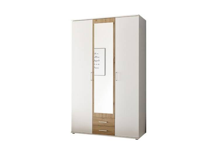 Pol Power Hanau Kleiderschrank + Spiegel Holzwerkstoff Melamin 3 von Beckhuis Living
