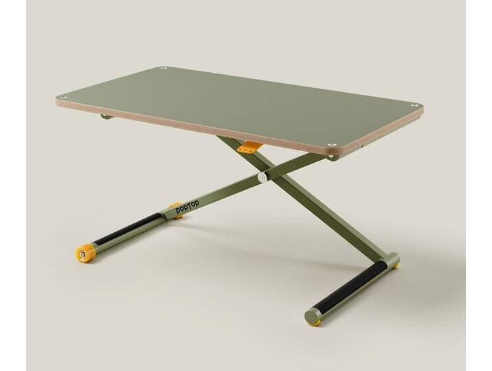 Poptop Kinderschreibtisch höhenverstellbar Holzwerkstoff/Stahl Poptop Kinderschreibtisch höhenverstellbar Holzwerkstoff/Stahl von Beckhuis Living