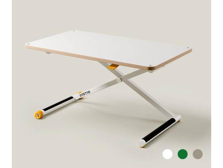 Poptop Kinderschreibtisch höhenverstellbar Holzwerkstoff/Stahl Poptop Kinderschreibtisch höhenverstellbar Holzwerkstoff/Stahl von Beckhuis Living