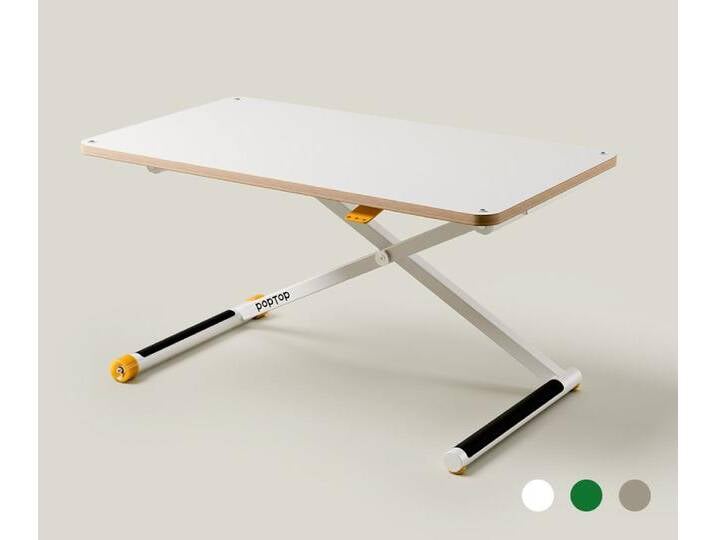 Poptop Kinderschreibtisch höhenverstellbar Holzwerkstoff/Stahl von Beckhuis Living