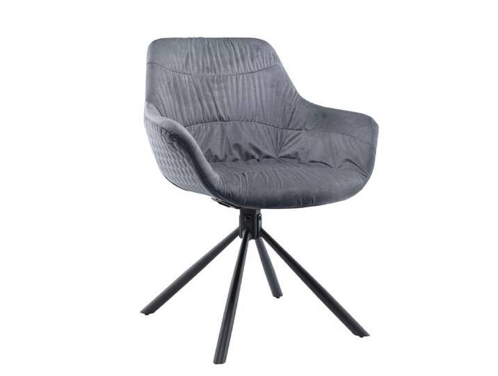 SalesFever Armlehnstuhl mit Wabensteppung Samt von Beckhuis Living