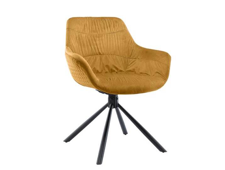 SalesFever Armlehnstuhl mit Wabensteppung Samt von Beckhuis Living