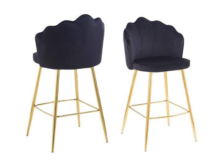 SalesFever Barhocker Muscheldesign 2er Set von Beckhuis Living