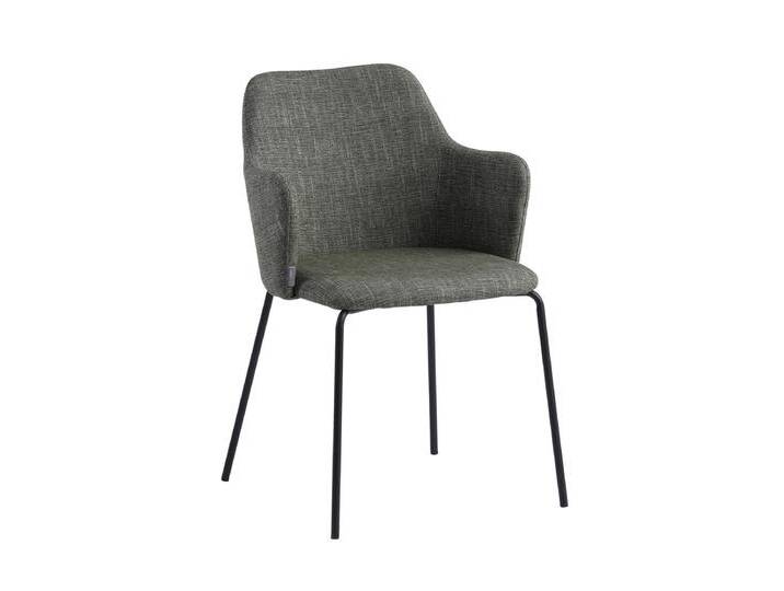 SalesFever Esszimmerstuhl mit Armlehnen 2er Set Strukturstoff von Beckhuis Living