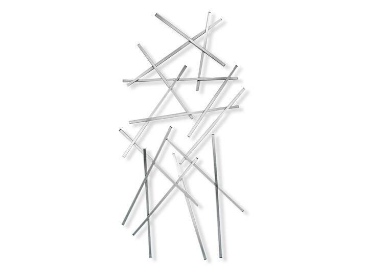 Spinder Matches Large Wandgarderobe 205x100 cm Edelstahl von Beckhuis Living