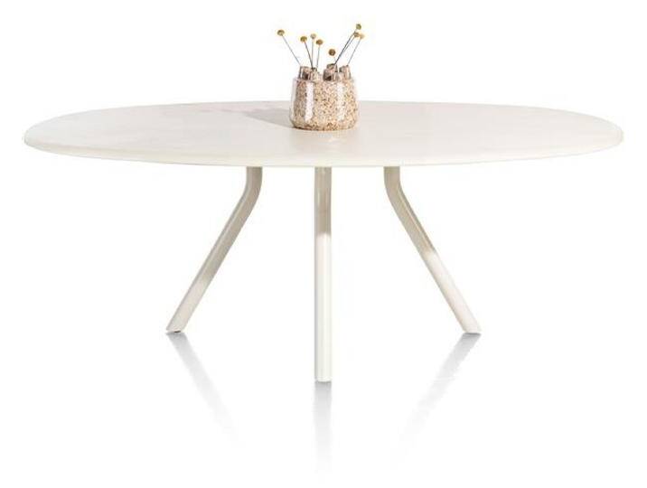 XOOON Lund Esszimmertisch oval MDF-Tischplatte von Beckhuis Living