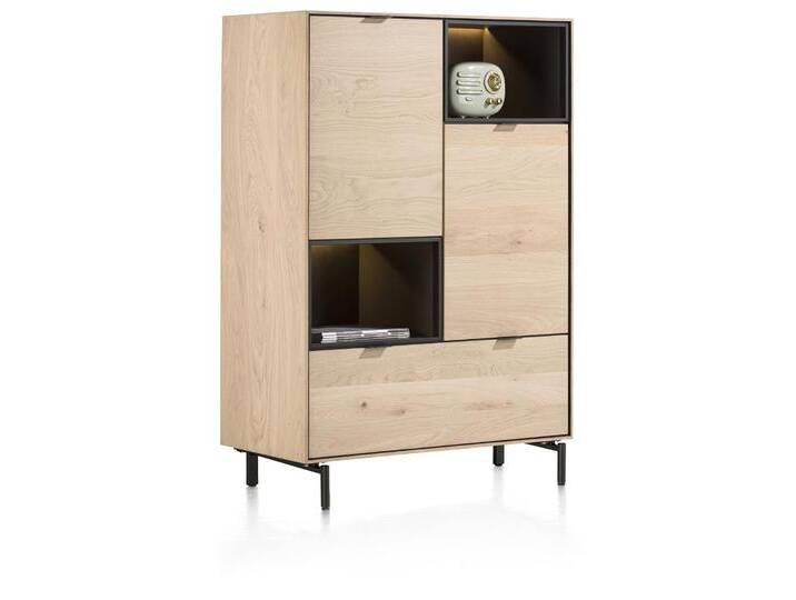 Xooon Elements Highboard 90 cm 2-Türen/LED/Metall Xooon Elements Highboard 90 cm 2-Türen/LED/Metall von Beckhuis Living