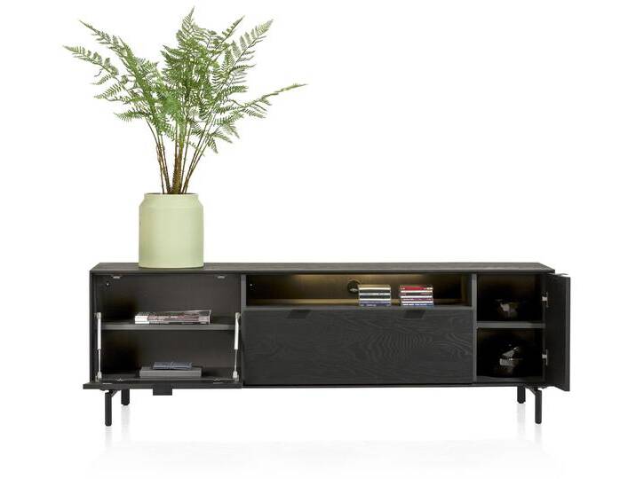 Xooon Elements Lowboard 180 cm 1-Tür/LED/Metall von Beckhuis Living