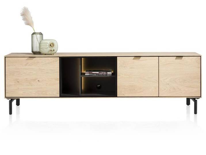 Xooon Elements Lowboard 210 cm 2-Türen/LED/Metall von Beckhuis Living