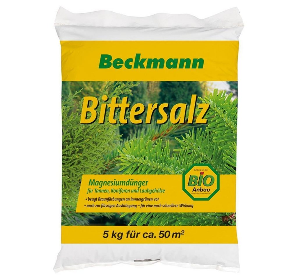 Beckmann IM GARTEN Gartendünger Bittersalz 5 kg Tannendünger Koniferendünger Magnesiumsulfat von Beckmann IM GARTEN