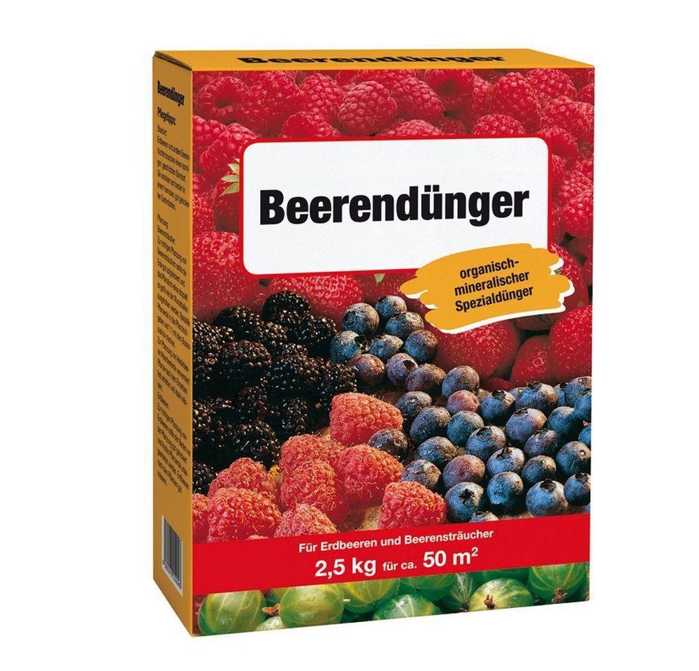 Beckmann IM GARTEN Obstdünger Beerendünger Früchtedünger Obstdünger 2,5 kg Karton von Beckmann IM GARTEN