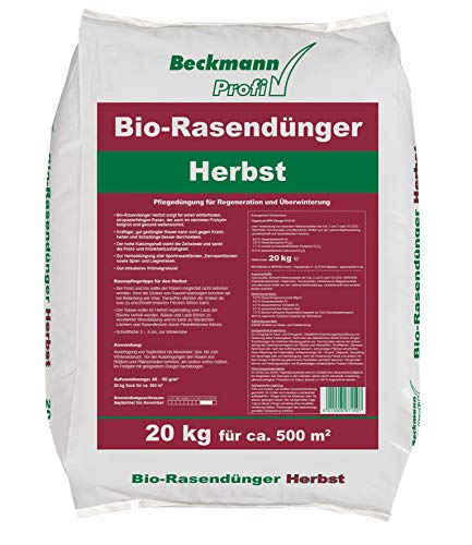 Beckmann Profi 67150 Beckmann Bio-Rasendünger Herbst organisch 6+2+12, 20 kg Beckmann Profi 67150 Beckmann Bio-Rasendünger Herbst organisch 6+2+12, 20 kg von Beckmann Profi