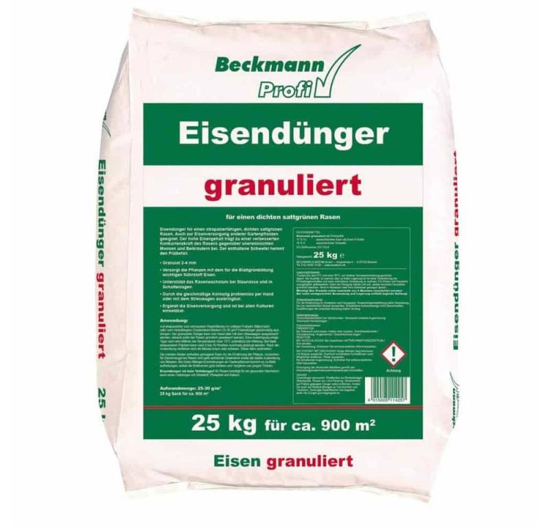 Beckmann Profi Eisendünger 25 kg granulierter Beckmann Eisendünger 2-4mm f. ca. 900m² Beckmann Profi Eisendünger 25 kg granulierter Beckmann Eisendünger 2-4mm f. ca. 900m² von Beckmann Profi