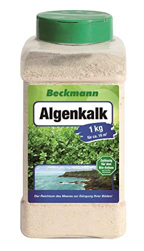 Algenkalk Beckmann 1kg Buchsbaumretter - Zulässig für den Bio-Anbau - Buchsbaum Kur - Feines Pulver - - Buxus von Beckmann