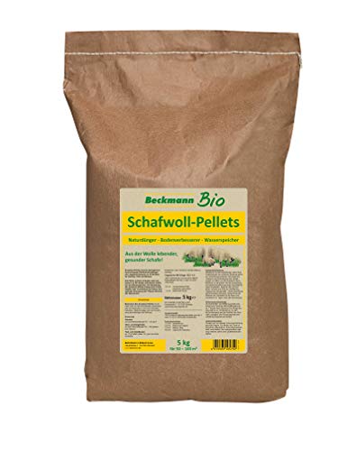 Beckmann 10575 Schafwoll-Pellets, 5 kg von Beckmann
