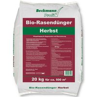 Bio Rasendünger Herbst organisch 20 kg Rasennaturdünger Biodünger - Beckmann von Beckmann