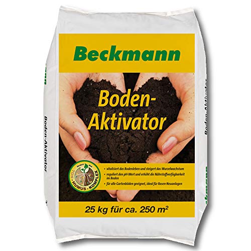 Beckmann Boden Aktivator 25 kg für ca. 250 m² Bodenverbesserer + Gratiszugabe 20g Kressesamen Sprint von Beckmann