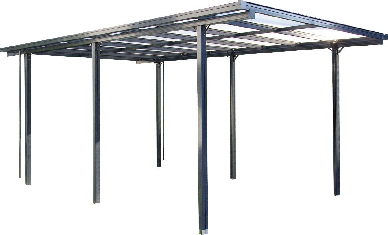 Beckmann Einzelcarport CPTG, BxT: 311x496 cm, 210 cm Einfahrtshöhe von Beckmann