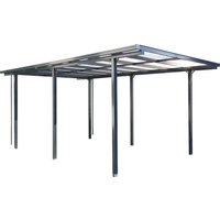 Beckmann Einzelcarport "CPTG", Aluminium, 270 cm, Anthrazit Beckmann Einzelcarport "CPTG", Aluminium, 270 cm, Anthrazit von Beckmann