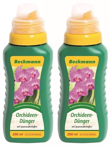 Beckmann Orchideen Dünger Sparpack 2 x 250 ml + gratis 20g Kressesamen Sprint von Beckmann