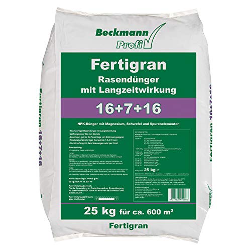 Beckmann Profi Rasendünger Fertigran 16+7+16, 25kg von Beckmann