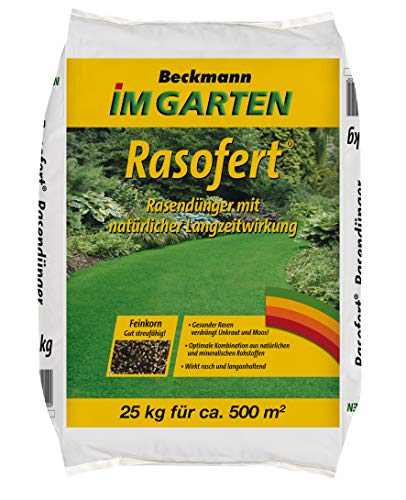 Beckmann Rasofert Rasendünger 12+3+5, 25 kg von Floragard