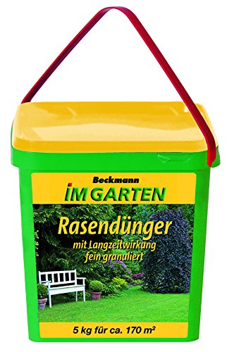 Beckmann Rasendünger mit Langzeitwirkung 20+5+8 (+4) 5 Kg von Beckmann