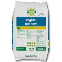 Beckmann - profi Provita vegetal mit Horn 25 kg Universaldünger Depotdünger von Beckmann