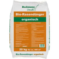 Beckmann - profi Bio Rasendünger 20 kg Biodünger Rasennaturdünger Naturdünger von Beckmann