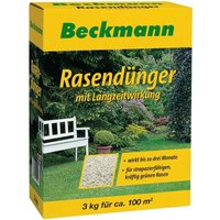 Rasendünger 3 kg Langzeitwirkung Langzeitrasendünger Startdünger - Beckmann Rasendünger 3 kg Langzeitwirkung Langzeitrasendünger Startdünger - Beckmann von Beckmann