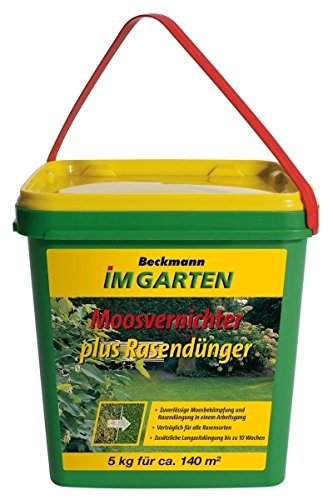 Rasendünger mit Moosvernichter 5 kg für ca. 140 m² von Beckmann