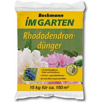Beckmann - Rhododendrondünger 15 kg Hortensiendünger Moorbeetpflanzendünger von Beckmann