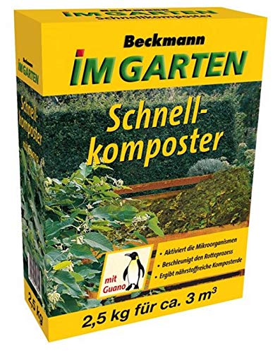 Schnellkomposter mit Guano Kompostbeschleuniger Verrottungshelfer 2,5 kg für 3 m³ von Beckmann