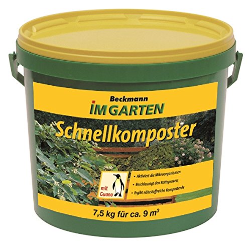 Beckmann Schnellkomposter mit Guano Kompostbeschleuniger Verrottungshelfer 7,5 kg für 9 m³ von Beckmann