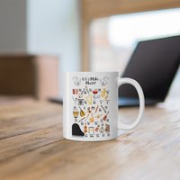 Lass Uns Musikbecher, Musiklehrer Kaffeebecher, Alphabet Tasse, Lehrer Geschenk, Instrument Abc von BeckySageLife