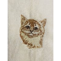 Goldene Katze Handtuch von Beckystowels