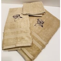 Mops Gesicht Hundehandtuch Set von Beckystowels