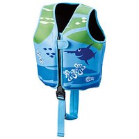 BECO unisex Kinder-Schwimmweste blau/grün Größe S von Beco