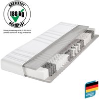 BeCo EXCLUSIV Taschenfederkernmatratze "BodyMax", 22 cm cm hoch, 480 Federn, (1 St.), bis 180 kg belastbar (lt. Prüfinstitut "Hansecontrol") von Beco