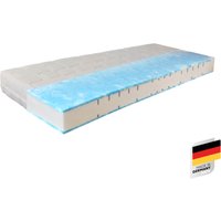 Beco Gelschaummatratze "GUMO, 7 Zonen Matratze 90x200,140x200 und mehr, weiche & feste Seite", 20 cm hoch, (1 St.), druckentlastende Gelschaumauflage,atmungsaktiv, Partner-/Wendematratze von Beco
