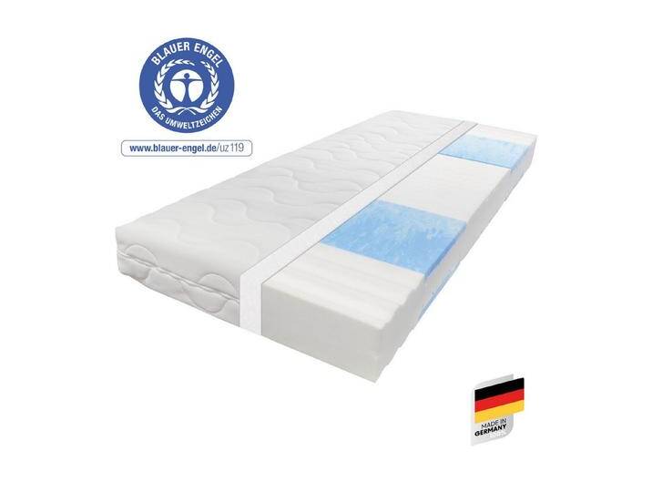 Beco Kaltschaummatratze Blue Vision, Matratze in 90x200 und vielen weiteren Größen erhältlich!, 18 cm hoch, Blauer Engel-Auszeichnung, atmungsaktiv, ergonomische Körperanpassung von Beco